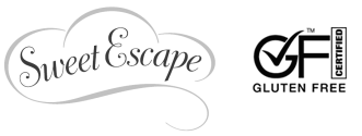 Sweet Escape Bakery Logo Gluten Free Certified